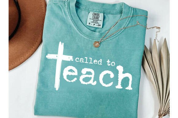 Called to Teach Shirt Christian Teacher: A Versatile Graphic for T-Shirt Designs & Craft Projects