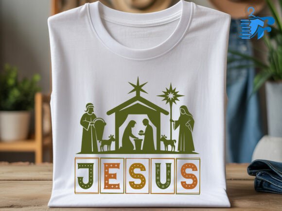 Jesus Christmas SVG: Graphics for T-Shirt Designs