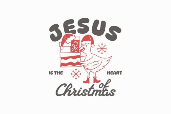 Jesus is the Heart Christmas T-shirt Graphics