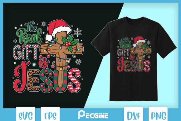 Jesus the Real Christmas Santa SVG Graphics
