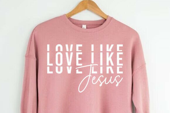 Love Like Jesus SVG, Christian PNG Review