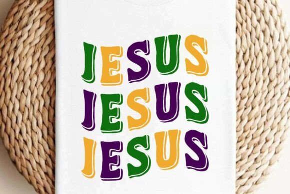 Mardi Gras Jesus Graphics & T-Shirt Designs Review