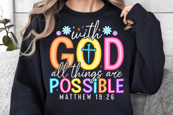 Retro God SVG: A Bold Graphic for T-Shirt Designs and Faith-Based Projects