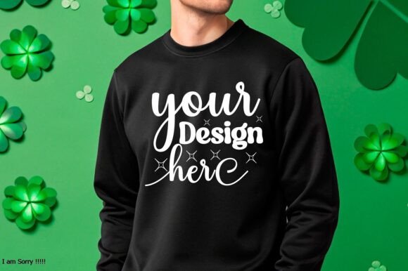 St. Patrick's Day Men T-Shirt Mockup 10 – Graphics & Product Mockups for Etsy & Print-on-Demand Sellers