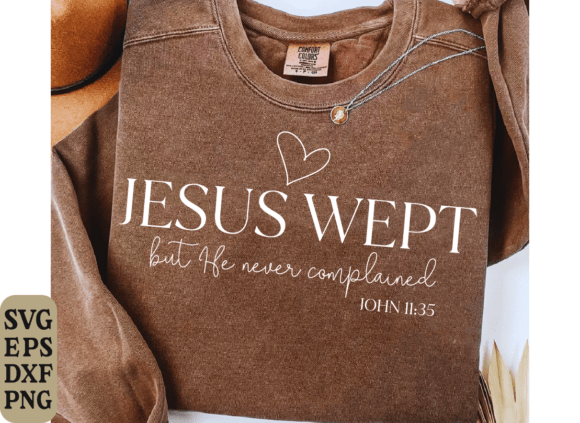 Trendy Jesus SVG for T-Shirt Designs & Commercial Graphics