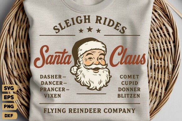 Vintage Santa Claus Graphics for T-Shirt Designs